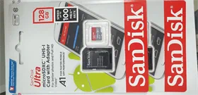 כרטיס זיכרון SanDisk Ultra Micro SDXC UHS-I SDSQUAR-128G - בנפח 128GB