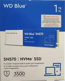 כונן Western Digital WD Blue SN570 NVMe M.2 SSD 1TB SSD